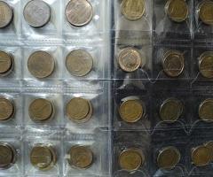 Колекция монети Нидерландия 1 и 5 цента 73 бр. без повтарящи се години
