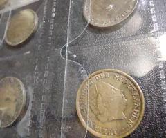 Колекция монети Нидерландия 1 и 5 цента 73 бр. без повтарящи се години - 5