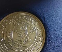 Монета НИДЕРЛАНДИЯ UTRECHT 1 UNIE-DAALDER 1579-1979 UNC местна валута 26 mm 6,3 g медно-никел G15 - 2