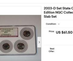 На вашето внимание UNC State Quarters MS-65 D - 4