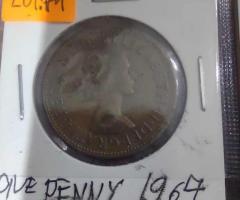 На Вашето внимание предлагам колекция от МОНЕТИ - GREAT BRITAIN ONE PENNY - 2