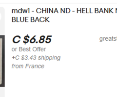 На Вашето внимание лот от 10бр. Китайски банкноти - 5