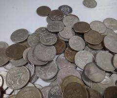 Лот от над 200бр. монети с номинал от 1, 2, 5 и 10 рубли - 4