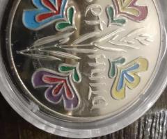 две монети с номинал 5лв - 2