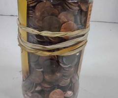 Лот от над 500бр. монети с номинал от 1 цент