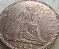 Монета на  Кралица Елизабет II (1963)
