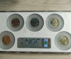 NGC Collectors Society State Quarters MS-65 5 монетна плоча - 2