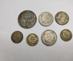 7 броя монети от царският период
