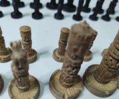 Дървени фигури на шах от Индонезия - 3
