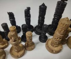 Дървени фигури на шах от Индонезия - 4