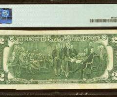 2 долара с Gutter Fold Error