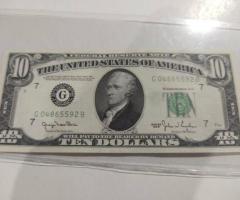 десет долара - ERROR  емисия 1950г. - 3