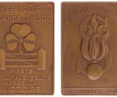 Плакет -1945 г. – „Белгийска армия в Северна Ирландия