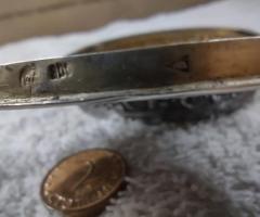 Много изящна маркирана сребърна кутийка с произход Германия - 2