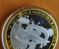 Два броя монети -  Евро гигант „10 години евро“ - 9