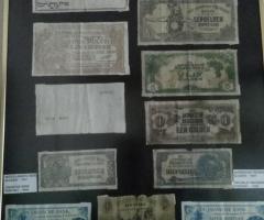 Пано с 12 стари  банкноти - 10