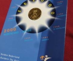 Сет монета 5 гулдена 2000г.