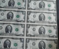 Уникално пано от банкноти 2 долара 50% намаление