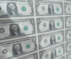 Уникално пано от банкноти 1 долара