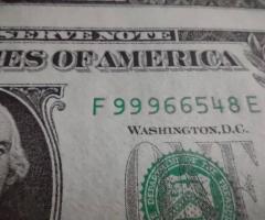 Уникално пано от 4бр. банкноти 1 долара - 5