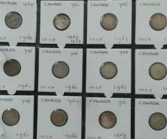 Лот: от 80бр.  монети Канада