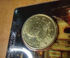 Монета с лика на Папа Беноа XVI - 4