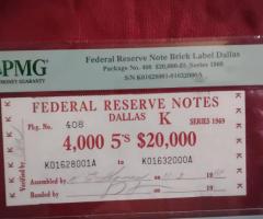 Бандероли за банкноти с подпис- уникати - 2