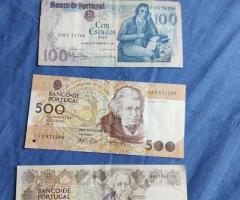 Лот банкноти Португалия - 2
